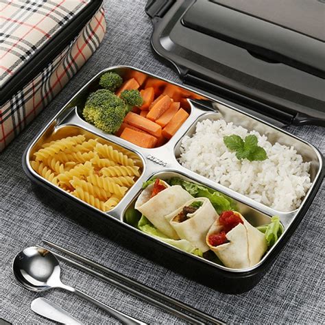 304 stainless steel lunch box for Adults Kids School